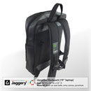Jaggery Pervasive Backpack in Black Car Seat Belts [15"laptop bag]