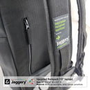 Jaggery Pervasive Backpack in Black Car Seat Belts [15"laptop bag]