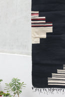 The Mango Tree Organic Cotton Handwoven North Star Black Runner