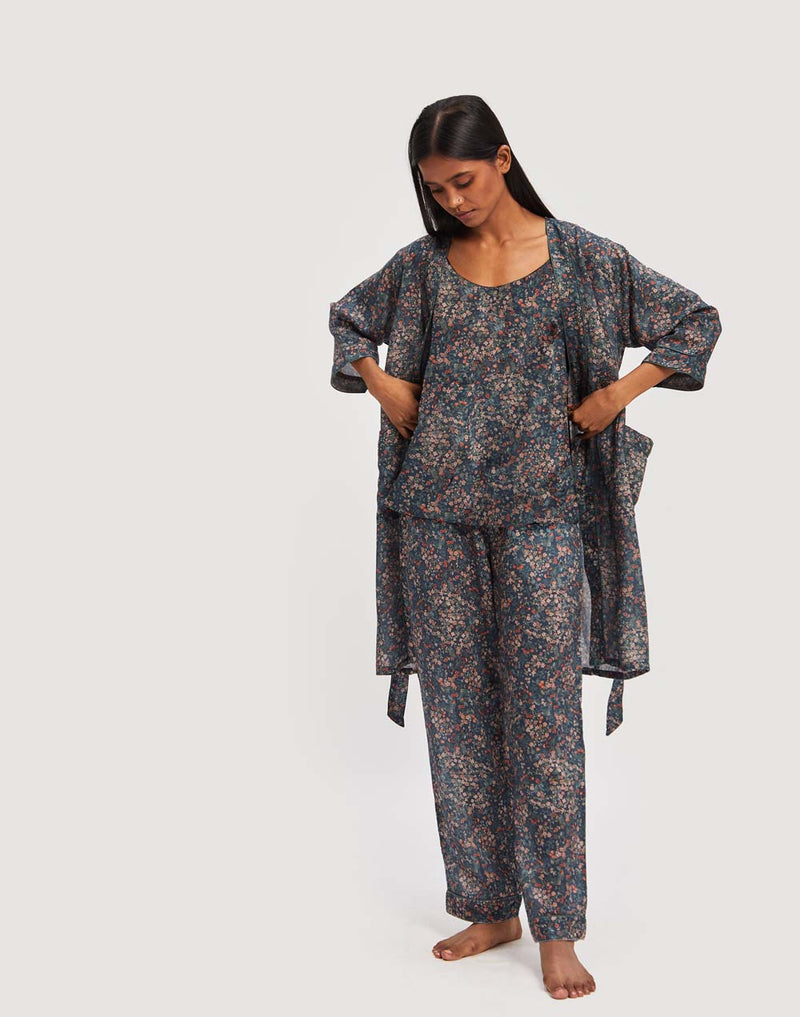 Reistor Tencel Starry Nights Pajama and Robe Set