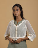 Handcrafted Rewind Handspun and Handwoven cotton Dress