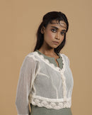 Handcrafted Rewind Handspun and Handwoven cotton Dress