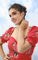 The Jodi Life  Geeta Muslin Silk Midi Dress