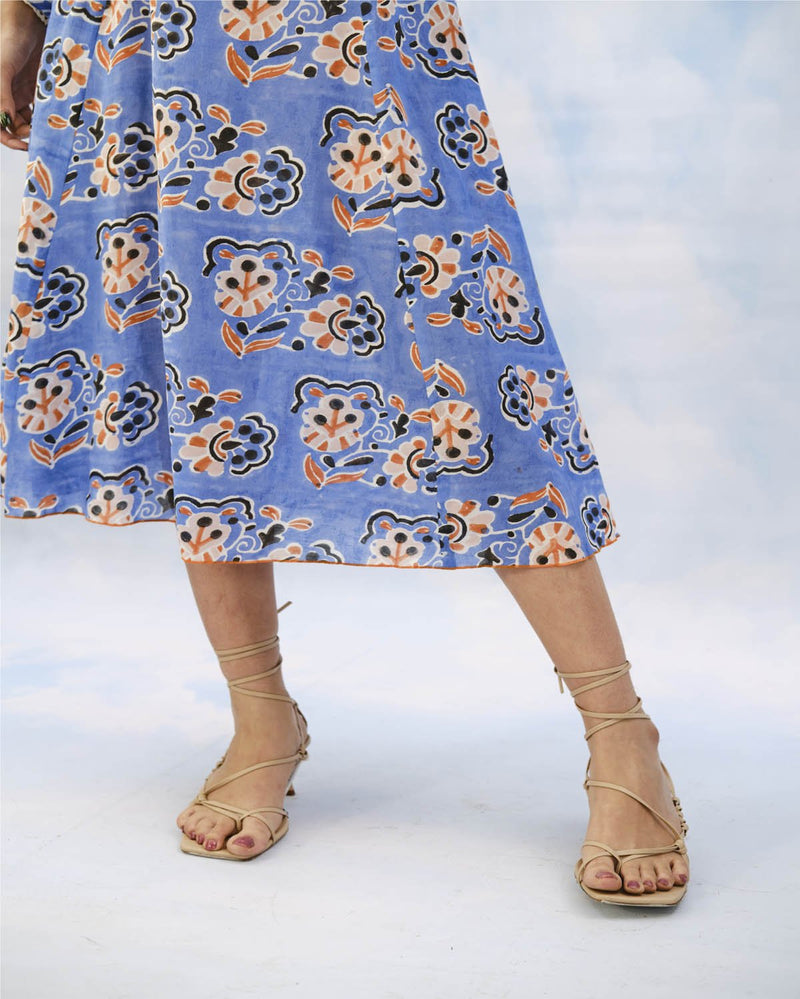 The Jodi Life  Elle Muslin Silk Midi Dress