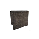 VEGAN COCONUT LEATHER CLASSIC MEN WALLET - CHARCOAL