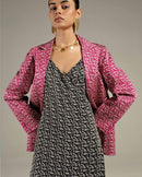 Studio Rigu  Azulik Overlap Dress in Vegan Silk