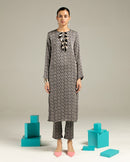 Studio Rigu  Azulik Kurta with Pants in Vegan Silk