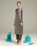 Studio Rigu  Azulik Kurta with Pants in Vegan Silk