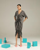 Studio Rigu  Azulik Kaftan in Vegan Silk
