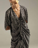 Studio Rigu  Azulik Kaftan in Vegan Silk