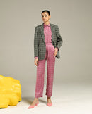 Studio Rigu  Aster Straight Trousers in Vegan Silk