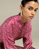 Studio Rigu  Aster Straight Shirt in Vegan Silk