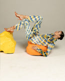 Studio Rigu  Jaipur Knot Shirt and Trouser Co-ord in Vegan Silk