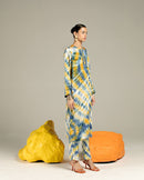 Studio Rigu  Jaipur Kurta and Trouser Set in Vegan Silk