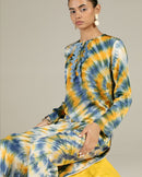 Studio Rigu  Jaipur Kurta and Trouser Set in Vegan Silk