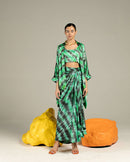 Studio Rigu  Jaipur Kimono Shirt in Vegan Silk