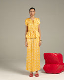 Studio Rigu  Chidiya String Top and Trousers Co-ord in Vegan Silk