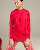 Studio Rigu  Serena Draped Poplin Shirt