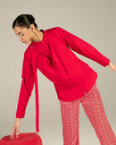 Studio Rigu  Serena Draped Poplin Shirt