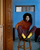 Studio Rigu  Copal Suede Shirt with Trousers