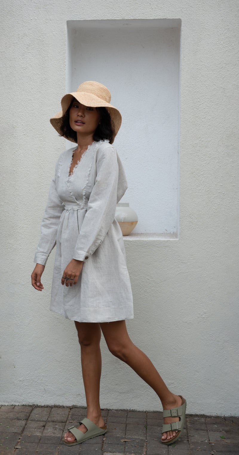 The Terra Tribe Handwoven Hemp & Organic Cotton Hawai Shift Dress