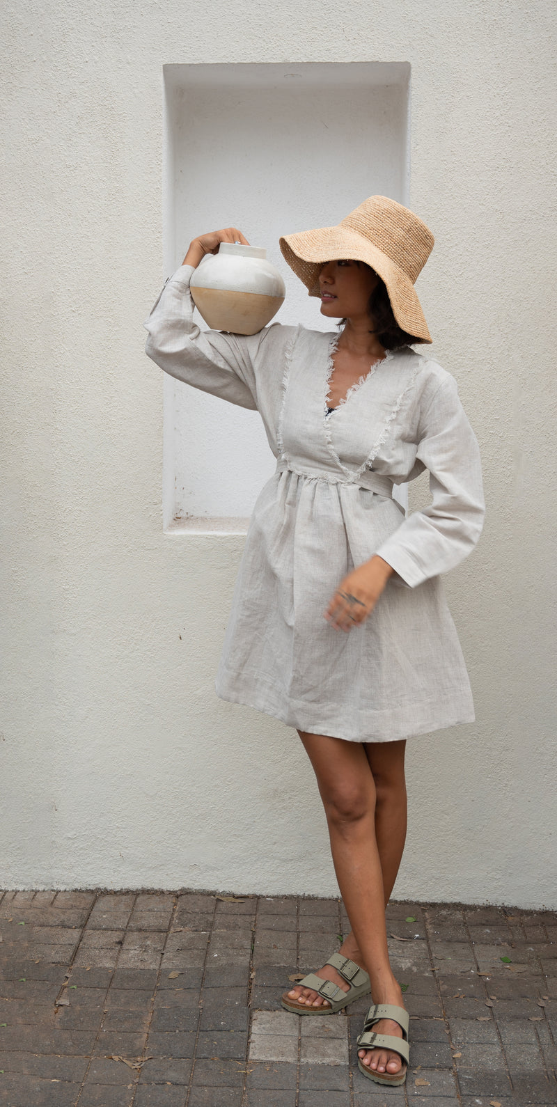 The Terra Tribe Handwoven Hemp & Organic Cotton Hawai Shift Dress