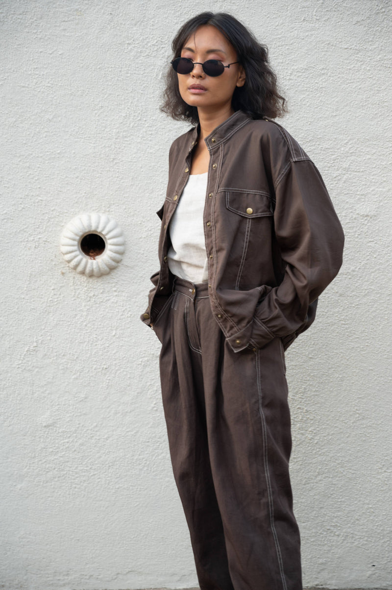 The Terra Tribe Tencel Twill Country oversized Jacket