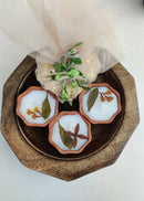 Hohmgrain Home Décor Dark Brown Seasoned Mango Wood Handcrafted Decagon Bowl-Set of 2