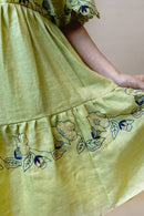 Cannabis Handcrafted Knee Length Dress