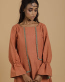 Handcrafted Sun-dried Handspun and Handwoven cotton Dress