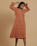 Handcrafted Sun-dried Handspun and Handwoven cotton Dress