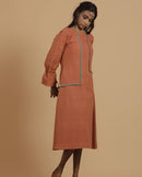 Handcrafted Sun-dried Handspun and Handwoven cotton Dress