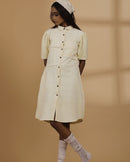 Handcrafted Sweet Clouds Handspun and Handwoven cotton Dress