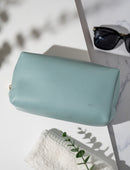 Whitefire Vegan Leather Travel Pouch in Arctcic Blue