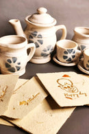 Unalome Happy Day Handmade Marigold Paper Wishcards - Set of 5