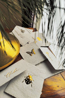Unalome Ladybug Handmade Sugarcane Paper Wishcards - Set of 5