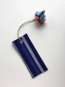 Use Me Works Printed Bookmark Blue Stripe
