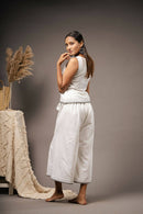 Taraasi Women's Handwoven Muslin Cotton Beautiful Co-Ord Set