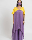 Upcycled Purple Yellow Set