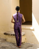 Minimal Waste Amethyst Notch collar Vest Pants co-ord set