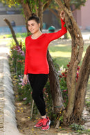 Bamboology Anti-Bacterial Bamboo Fabric Full Sleeves T-Shirt For Women