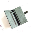 VEGAN COCONUT LEATHER YASTI WALLET - GREY