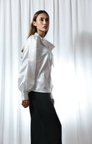 Earth Republic 100% Recycled Satin Eliza Handcrafted Top