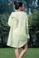 Handcrafted Hemp Shirt Dress