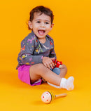 Organic Magical Forest Top with Bow Shorts Set