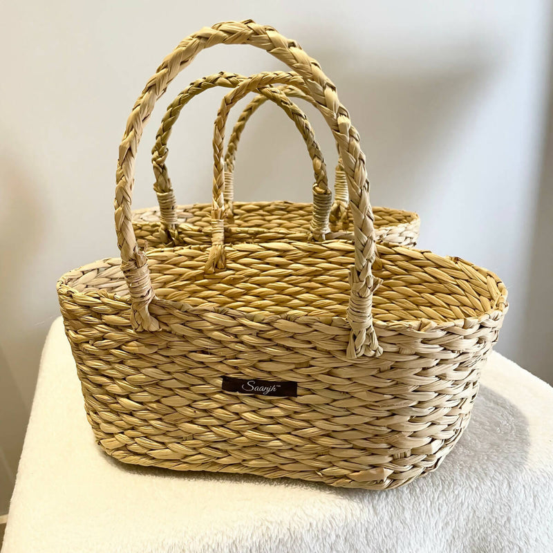 Natural Handwoven Fibre Basket