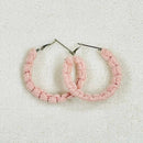 Saanjh Boho Chic Macrame Earrings Modish Hoop