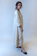 Gulmohar A-Line Kurta with Embroidery
