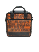 Jaggery Serially Circular Pilot's Everyday Bag in Ex-Cargo Belts  [13" Laptop Bag]