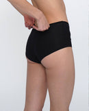 Nude & Not  3-pack Organic Cotton Boyshorts in Black